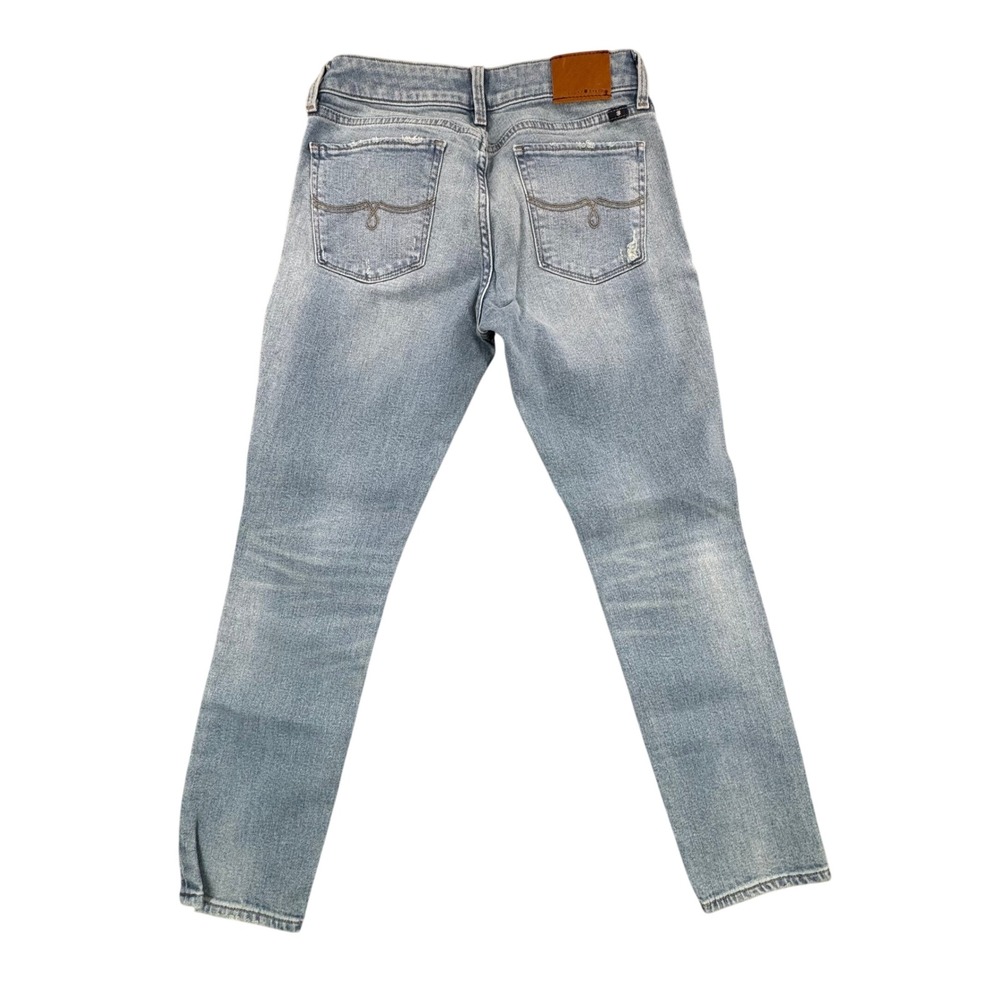 Lucky Brand Lolita Capri Jeans Womens 29x26 Light Wash Distressed 7W13491 Denim - Picture 11 of 12